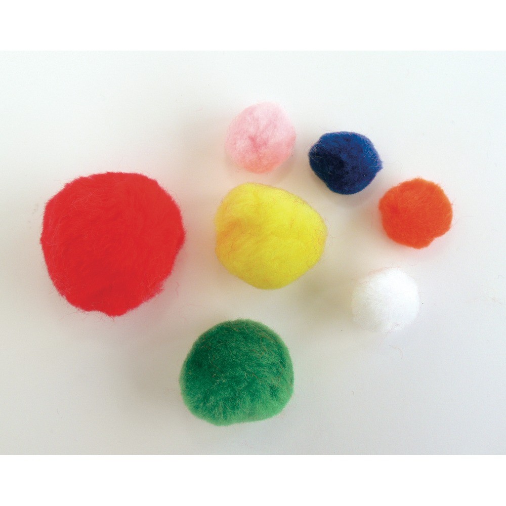TOAOB Pompons 300pcs Pompons Loisirs Creatifs Colorés 10mm